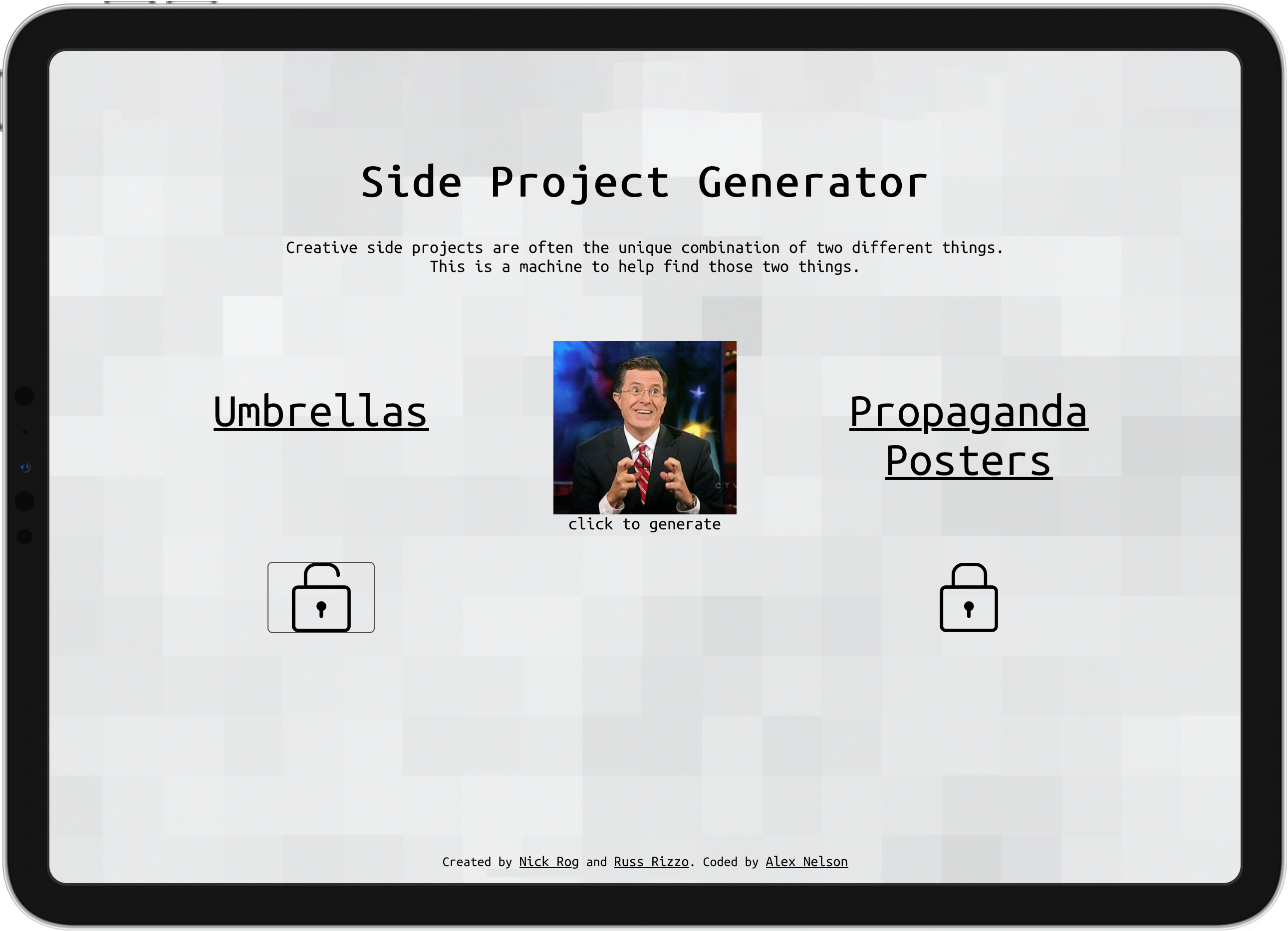 side project generator
